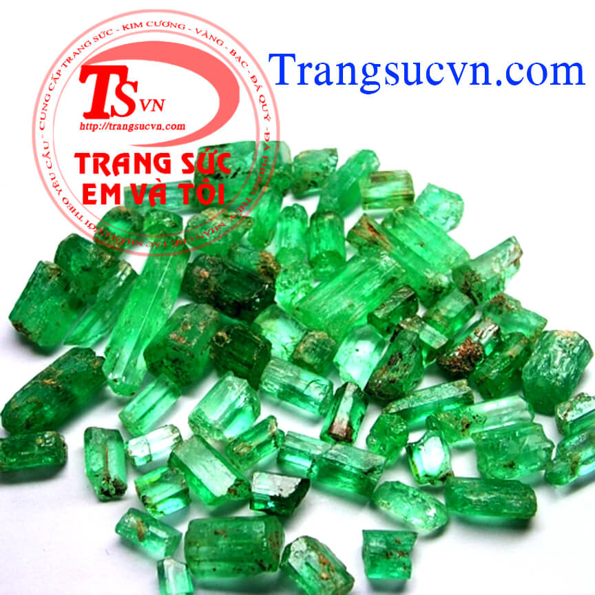 Tinh thể ngọc lục bảo tự nhiên, tinh thể emerald tự nhiên